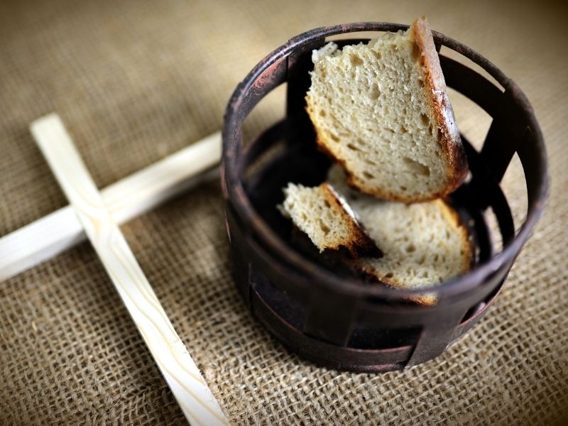 Fasting from food as a one of the ways to observe Lent at home.